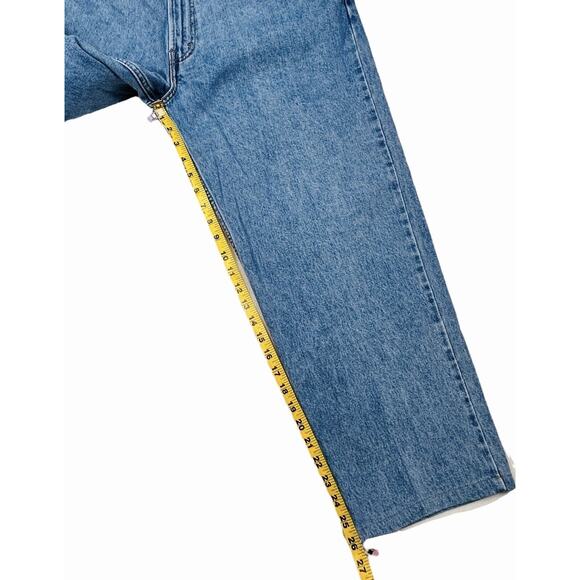 Levis Men 550 Jeans 38x26 Relaxed Fit Straight Leg Medium Wash Tagged 38x34 READ - Picture 5 of 11